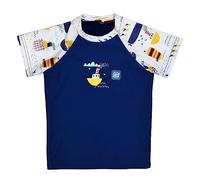 Splash About UV Rash Top Camisa de Protección de Sarpullido Guard Shirt, Tug Boats, 3-4 años para Niños