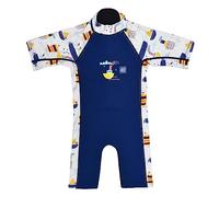 Splash About UV Sun and Sea Wetsuit Traje de baño de una Pieza, Tug Boats, 4-6 años para Niñas