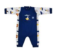 Splash About Warm in One Baby Erwärmen Wetsuit, Traje de baño de una Pieza Niños Bebes, Tug Boats, 12-24 Monate