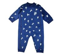 Splash About Warm in One Bebé Traje húmedo, White Birds, 6-12 meses