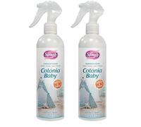 SPLASH | Ambientador para Hogar y Tejidos | Fragancia Colonia Baby | Pulverizador Spray | Microcápsulas de Perfume | 400 ml (Paquete de 2)
