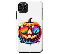 Splash Art Calabaza Halloween Calabaza Linterna Gafas De Sol Carcasa para iPhone 11 Pro MAX