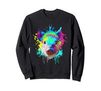 Splash Art Granjero Regalo Granja Amante De Los Cerdos Sudadera