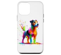 Splash Art Jack Russell Terrier Carcasa para iPhone 12 mini