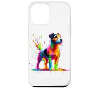 Splash Art Jack Russell Terrier Carcasa para iPhone 12 Pro Max