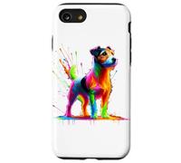 Splash Art Jack Russell Terrier Carcasa para iPhone SE (2020) / 7 / 8