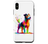Splash Art Jack Russell Terrier Carcasa para iPhone XS Max
