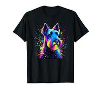 Splash Art Kerry Blue Terrier Camiseta