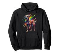 Splash Art Rhodesian Ridgeback Dog Sudadera con Capucha
