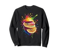 Splash Art Slice Orange Oranges Sudadera