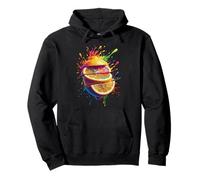 Splash Art Slice Orange Oranges Sudadera con Capucha
