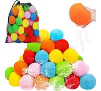 Splash Balls Bulk - 100 Piece Reusable Water Toys, Outdoor Games