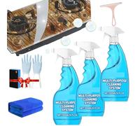 Splash Foam Spray Tablets & Spray Bottle, Splash Spray All-Purpose Cleaner, Splash Foam Spray Multi-Purpose Cleaner Spray, Splash Spray Tablets & Spray Bottle, Splash Bottle Oven Cleaner (3, Pc)