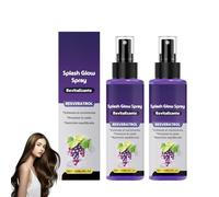 Splash Glow Hair Spray - Spray de brillo para el cabello - Spray de cuidado que fortalece y alisa - Nutrición suave contra la sequedad y la caída del cabello - para un brillo vital duradero