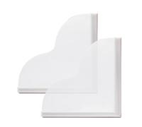 Splash Guard For Bathtub - 2 Pieces Self-Adhesive Corner Water Blocker | 9.25x9.25in Acrylic Shield Protector Panel | Bathing Shower Enclosure Deflector For Home Apartment Bathroom Kitchen Sink