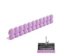 Splash Guard,Quick-Dry Silicone Protector with Strong Suction Cups,Silicone Splash Guard - Provides a 3-Second Tool-Free Installation proceCooking Dishwashing Bathroom Shower Bathtub RV