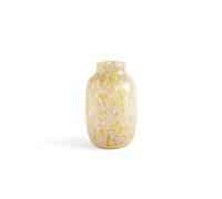 HAY Jarrón Splash Round L 30 cm Light pink-yellow