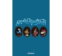 Splash Mountain Notebook: 6 x 9 Size | Journal College Ruled Notebook | 120 Pages | Gift