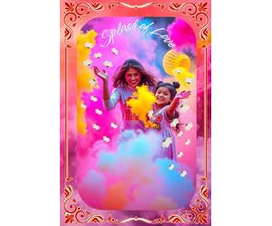 Splash of Love | 200-page | 6"* 9", single lined, paperback, journal, notebook
