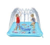 Splash Pad for Toddlers, Outdoor Sprinkler for Kids, 67" Summer Water Toys Inflatable Wading Baby Pool Fun Gifts for 3 4 5 6 7 8 9 Years Old Boy Girl