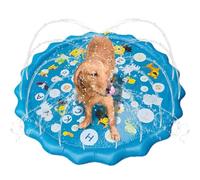 Splash Pad para Perros,Juegos de Aspersores Exteriores | Zona de Chapoteo para Perros | para Jardín, Parque, Playa, Césped, de Cumpleaños, Verano, Guardería Preescolar
