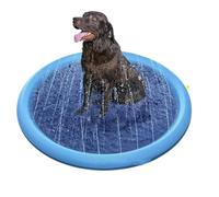 Splash Pad, Swimming Pool Toy, 78.74 Inches Interactive Waterproof Design, Outdoor Water Play Mat for Summer Beach Trips Birthday Parties Park Playgrounds Pets Community Events