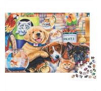 Splash pingüino Lindo Rompecabezas 1000 Piezas Cartón Resistente para Coleccionistas, Ultra Difícil, Juego De Fiesta, Mejor Regalo para Coleccionistas Aficionados 38x26cm/1000pcs