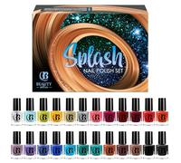 SPLASH Set de Esmaltes de Uñas - 24 Colores para 2026 | Acabados Modernos Gloss, Perlado y Pastel | Secado Rápido | Marca Británica
