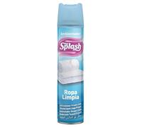SPLASH | Spray Aromatizador | Ambientador Duradero, Refresca y Elimina Olores | Fragancia Fresca Ropa Limpia | Agitar Antes de Usar | 300 ml
