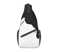 Splash The Stars Sling Bag, Chest Bag Daypack, Crossbody Sling Mochila para Viajes, Deportes, Correr, Senderismo