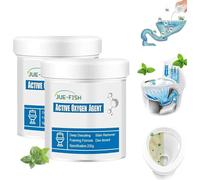 Splash Toilet Cleaner, Touch Free Fizzy Foam Toilet Cleaner, Splash Toilet Cleaner Foaming Powder, Powerful Pipe Dredging Agent, Cleaning Liquid For Toilet (250g-2Pcs)