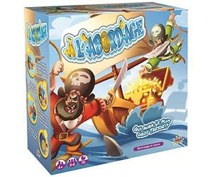 Splash Toys- Alabordage-Jeu D'action-Les Pirates veulent Voler Toutes Les Pièces D’Or Cachées Dans le Coffre au Trésor, 30127, Noir