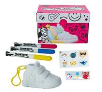 Splash Toys- SNEAK'ARTZ SHOEBOX Fuschia - Diseño y personaliza tus zapatillas a partir de 5 años, 32231