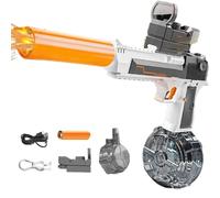 Splasher X Water Blaster, Splasherx Water Gun, Splasher X Water Gun, 500ml Electric Large Capacity Waters Guns with Flash, Ergonomic Handle for Outdoor Water Battle Fun (A4)