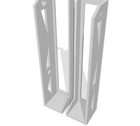 SplashNColor - Soporte de pared lateral izquierdo para mezclador Behringer Xenyx Q1202USB de 12 canales, soporte de estudio que ahorra espacio, soporte para equipo de audio profesional, equipo de
