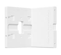 SplashNColor - Soporte para timbre de puerta de ladrillo y piedra sin taladro (blanco) compatible con Google Nest Doorbell Wired 2ª generación (2022) y 3ª generación (2025) - Se coloca al ras en