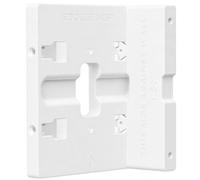 SplashNColor - Soporte para timbre de puerta de ladrillo y piedra sin taladro (blanco) compatible con Google Nest Doorbell Wired 2ª generación (2022) y 3ª generación (2025) - Se coloca al ras en