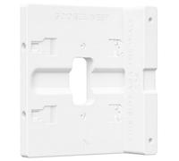 SplashNColor - Soporte para timbre de puerta de ladrillo y piedra sin taladro (blanco) compatible con Google Nest Doorbell Wired 2ª generación (2022) y 3ª generación (2025) - Se coloca al ras en