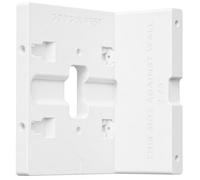 SplashNColor - Soporte para timbre de puerta de ladrillo y piedra sin taladro (blanco) compatible con Google Nest Doorbell Wired 2ª generación (2022) y 3ª generación (2025) - Se coloca al ras en