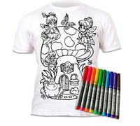Splat Planet Camiseta de Campanilla Fairies con 10 rotuladores mágicos Lavables. Colorea tu Propia Camiseta Lavable! (FR/ES, Edad, 12 años, 13 años, Regular)