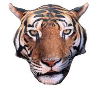Splat Planet Cojín de Felpa Tiger - Diseño 3D Gigante Realista y Cojines Decorativos de Animales de Peluche Suaves para él, para Dormitorio, sillas y sofá niños (50 cm x 40 cm)
