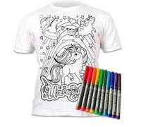 Splat Planet Maglietta Unicorn, colorazione Magica con 10 pennarelli magici lavabili e atossici - Colora la tua Maglietta, lavala e ricolorala