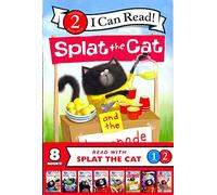 Splat The Cat: Juego de 8 cajas de libros (I Can Read Levels 1 y 2)