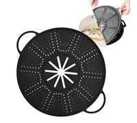Splatter Guard - Pantalla de salpicaduras de 10 a 12 pulgadas para sartén, pantalla de grasa de silicona, para colador de sartén, estufa de cocina, colador de alimentos, vaporizador, accesorios de uso