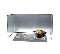 Splatter Guard - Protector de grasa plegable, pantalla ajustable para estufa, pared de cocina resistente al calor, plegable antiadherente, prácticos protectores de de cocina para estufas de