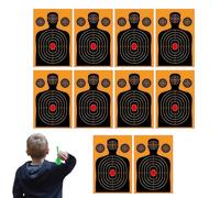Splatter Targets, High Visibility Shots Paper, 10 Pieces 18x12 Inch Splatter Targets For Outdoor Practice Competition Daily Training Team Activity Recreation Kids Adults
