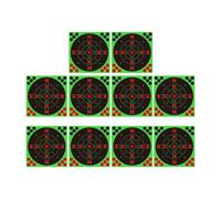 Splatter Targets Set, fluorescent Reactive Stickers, 10pcs Practice Targets, 8 Inch High Visibility Aim Trainer, Backyard Training Game, Outdoor Target Kids Adults Fun Kit Pack