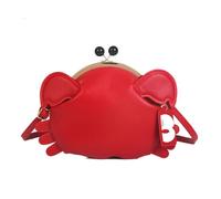 Spldsun Bolso Bandolera Animal Mujer, Decoración del Bolso, Hombro con Hebilla Tipo Beso, La Elegante Apariencia de Cangrejo Hace Que esté Lleno de Creatividad y Atractivo
