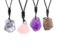 Spldsun Collar de Piedras Preciosas de Cristal para Mujer, Collar de Cristal de Mujer, Colgante de Piedra Natural, Despierta tu Energía con Esta Piedra de Nuevos Comienzos