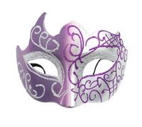Spldsun Máscara pintada de media cara, Máscaras de Disfraces para Hombres, Máscara de Fiesta de Carnaval de Halloween, Utilizzato per Decorare Costumi da Festa, come Halloween, Feste in Maschera, ecc
